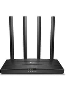 TP-Link AC1200 Gigabit WiFi Router (Archer A6) - Dual Band MU-MIMO Wireless Internet Router, 4 x Antennas, OneMesh and AP mode, Long Range Coverage