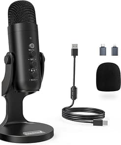 ZealSound USB Microphone,Condenser Phone Computer PC Mic kit