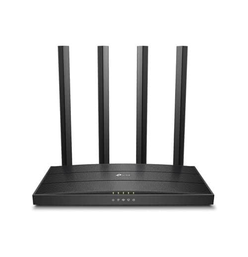 TP-Link AC1200 Gigabit WiFi Router (Archer A6) - Dual Band MU-MIMO Wireless Internet Router, 4 x Antennas, OneMesh and AP mode, Long Range Coverage