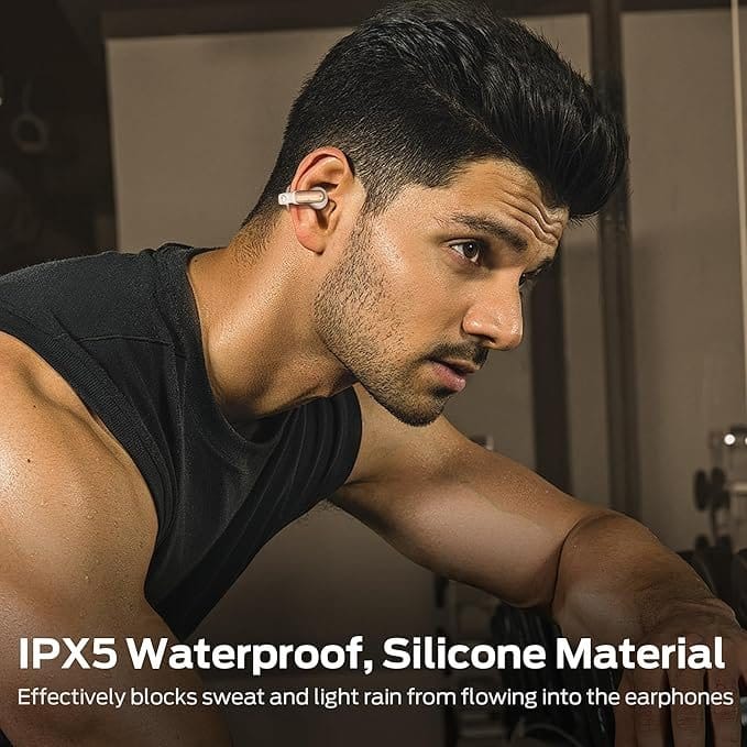 Monster Wireless Earbuds, Comfort Clip-On Bluetooth Earbuds, Bluetooth 5.4 Open Earbuds with Environmental Noise Cancellation, IPX5 Waterproof & Touch Control Wireless Headphones for Indoor or Outdoor - Image 6