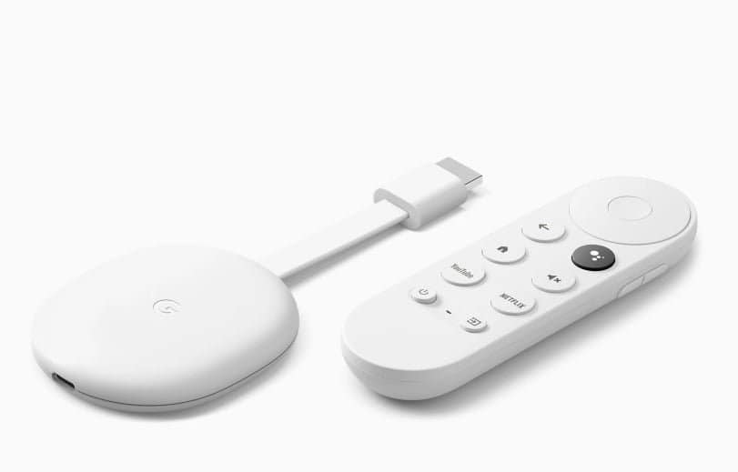 Chromecast with Google TV (HD) - Streaming Stick Entertainment On Your TV with Voice Search - Watch Movies, Shows, and Live TV in 1080p HD - Snow - Image 2