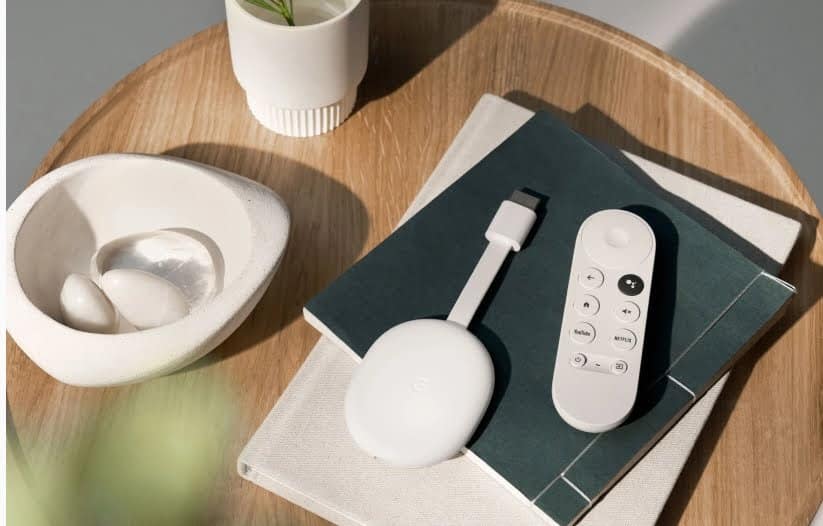 Chromecast with Google TV (HD) - Streaming Stick Entertainment On Your TV with Voice Search - Watch Movies, Shows, and Live TV in 1080p HD - Snow - Image 4